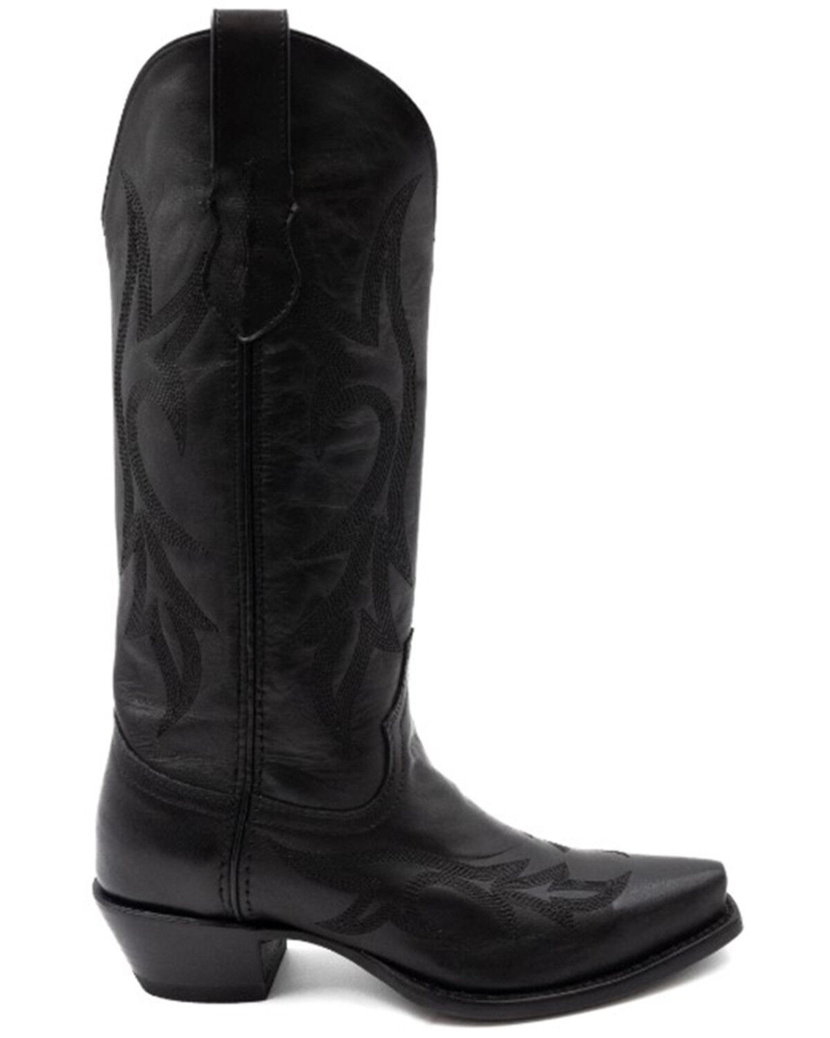 Image #2 - Ferrini Women's Scarlett Western Boots - Snip Toe, Black, hi-res