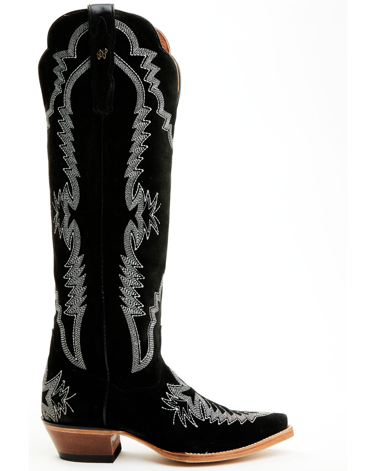 Image #2 - Dan Post Women's Marlowe Suede Western Boots - Snip Toe, , hi-res