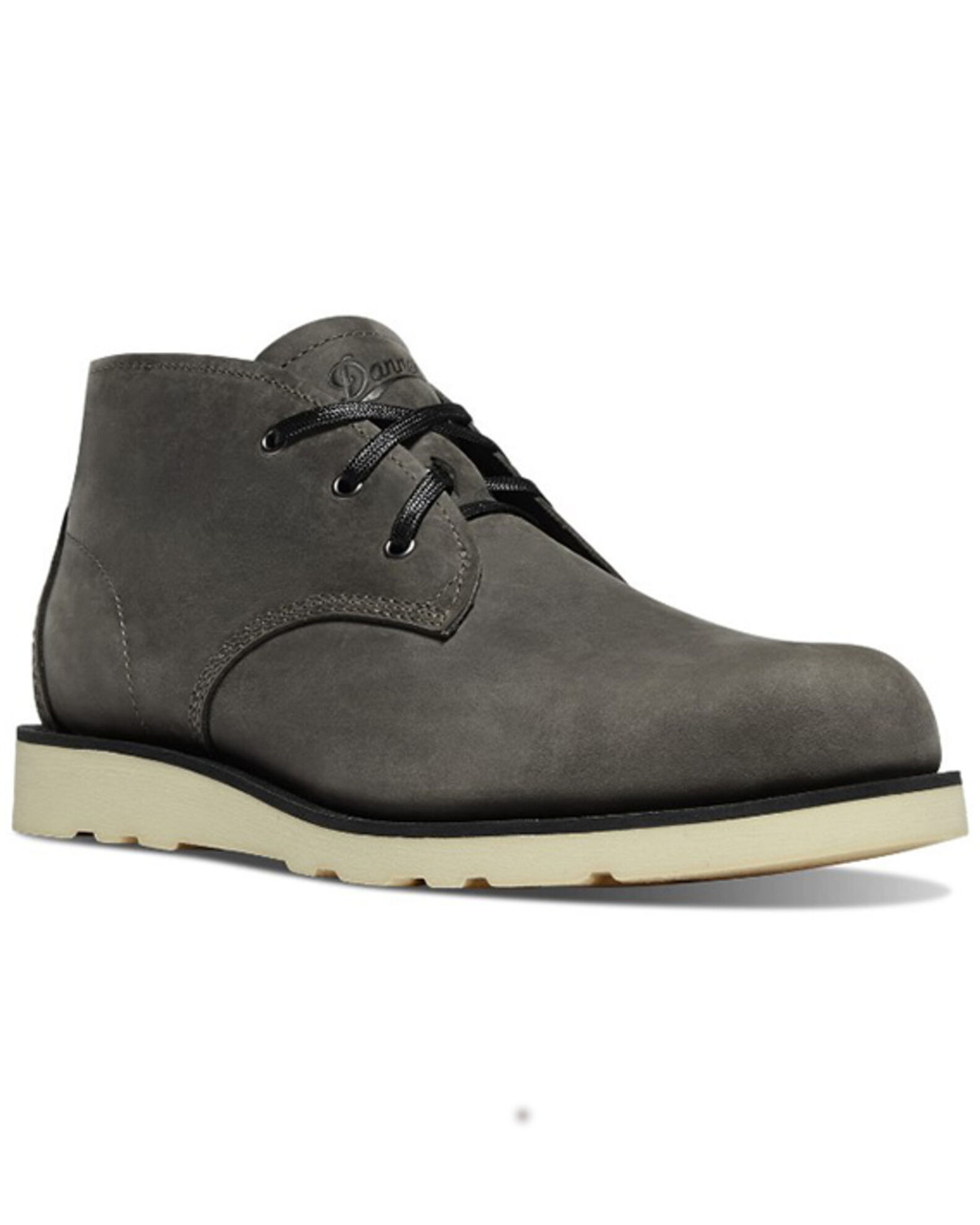 Mens black chukka work boots top