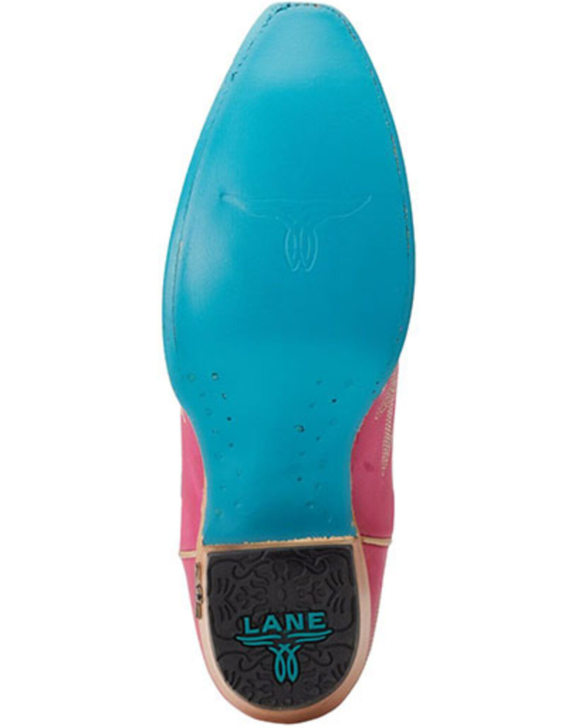 Image #7 - Lane Women's Lexington Western Booties - Snip Toe, Hot Pink, hi-res