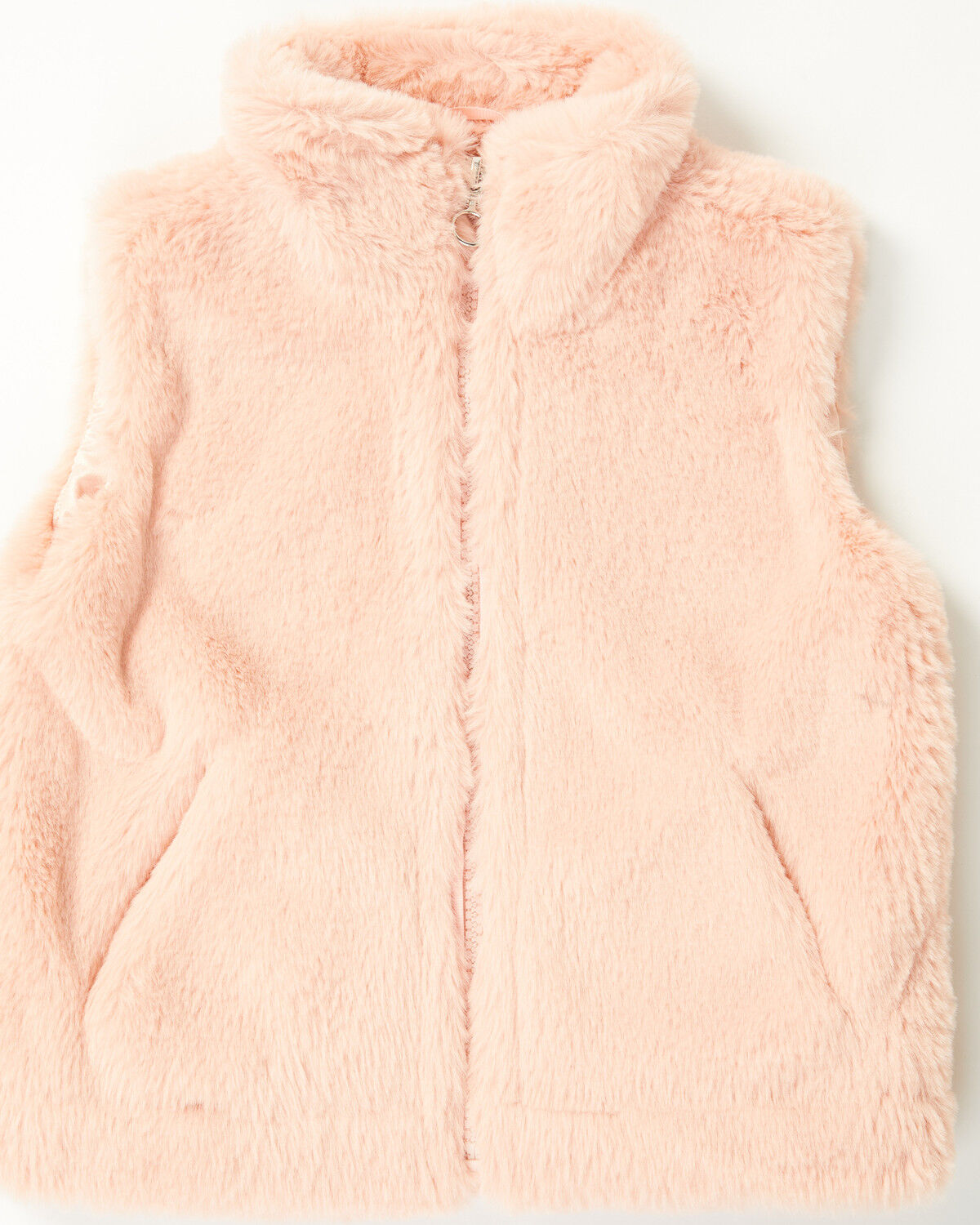 Image #1 - Urban Republic Toddler Girls' Solid Faux Fur Vest, Pink, hi-res