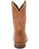Image #6 - Justin Men's Bent Rail Distressed Cognac Western Boots - Broad Square Toe, Brown, hi-res
