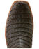 Image #4 - Ariat Men's Futurity Finalist Exotic Caiman Western Boots - Square Toe, Chocolate, hi-res