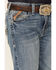 Ariat Boys' B4 Rattler Light Wash Relaxed Bootcut Jeans , Blue, hi-res