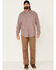 Image #2 - Ariat Men's FR Plaid Print Long Sleeve Work Shirt - Big & Tall, Wine, hi-res