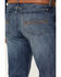 Image #4 - Wrangler 20X Men's 42 Vintage Trail Ride Slim Fit Bootcut Stretch Jeans, Medium Wash, hi-res