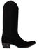 Image #2 - Lane Women's Emma Jane Suede Tall Western Boots - Snip Toe, Black, hi-res