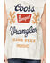 Image #3 - Wrangler X Coors Banquet Men's Logo Cutoff Muscle T-Shirt, Off White, hi-res