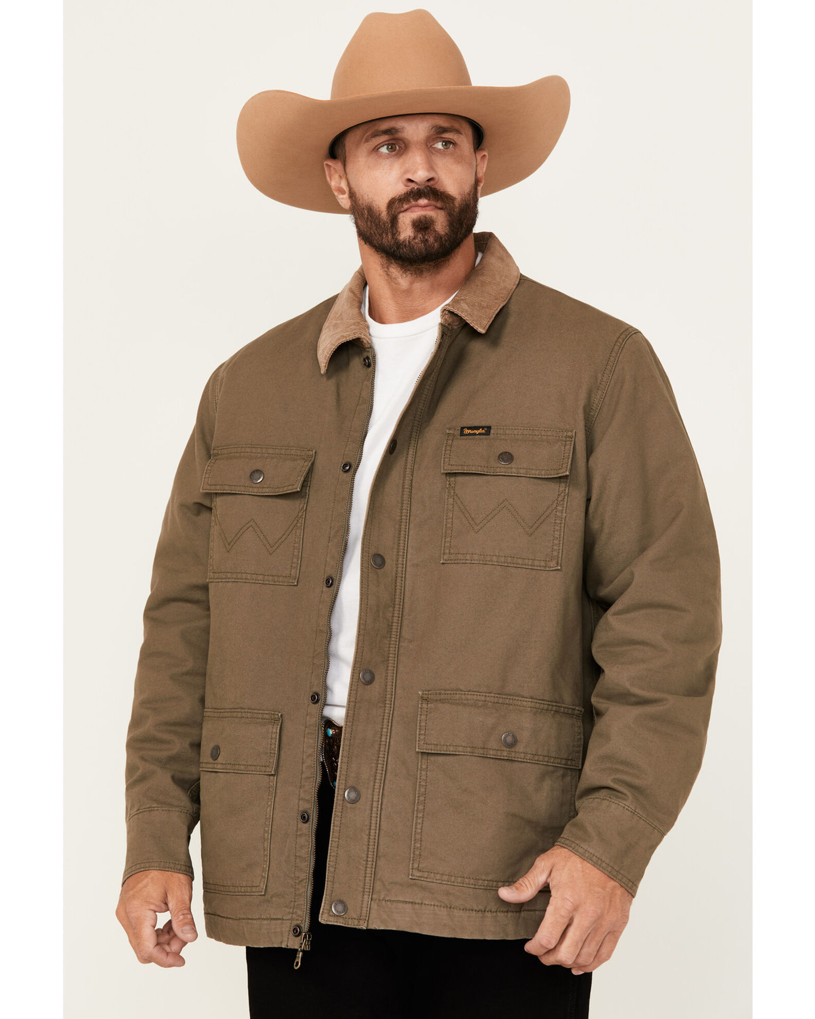 Wrangler quilted flannel deals