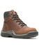 Image #1 - Wolverine Men's Raider Durashock Waterproof 6" Lace-Up Carbonmax Work Boots - Composite Toe, Chocolate, hi-res