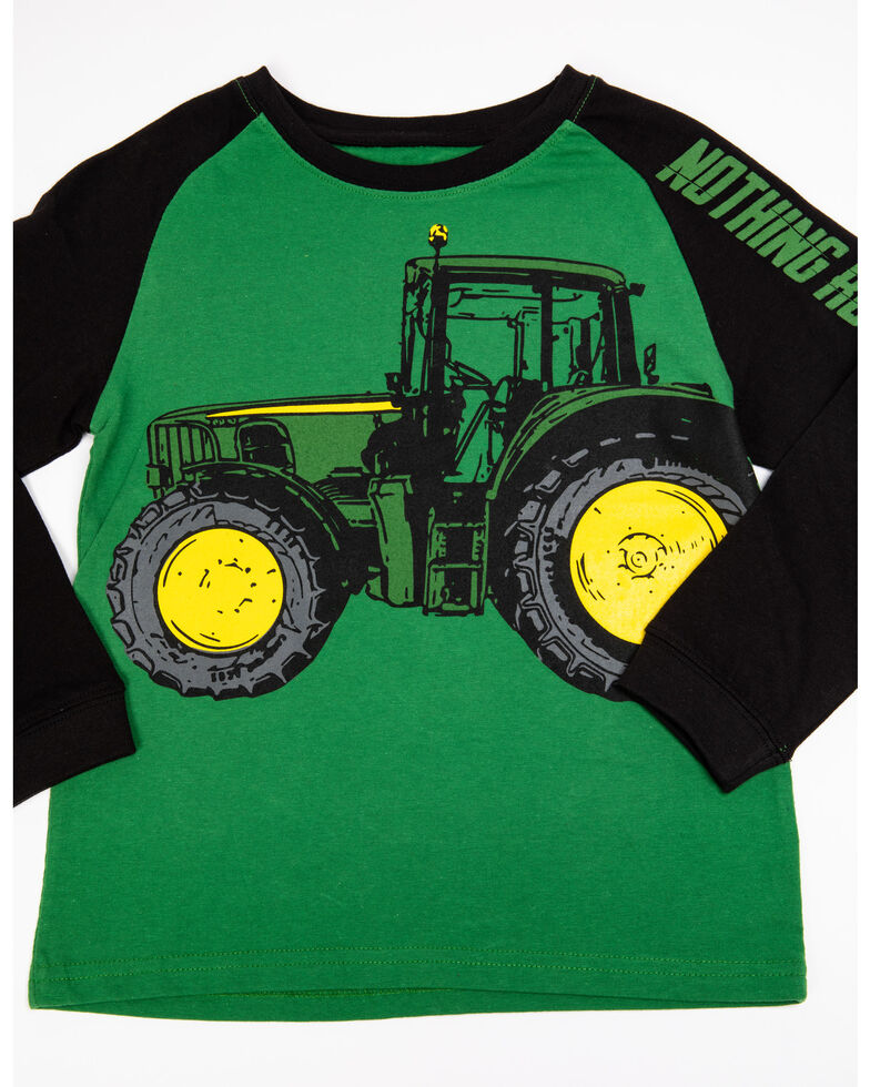John Deere Boys Nothing Runs Like A John Deere Graphic Long Sleeve Shirt Sheplers