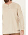 Image #3 - Ariat Men's FR Air Long Sleeve Work Long Sleeve Henley Shirt - Tall, Sand, hi-res