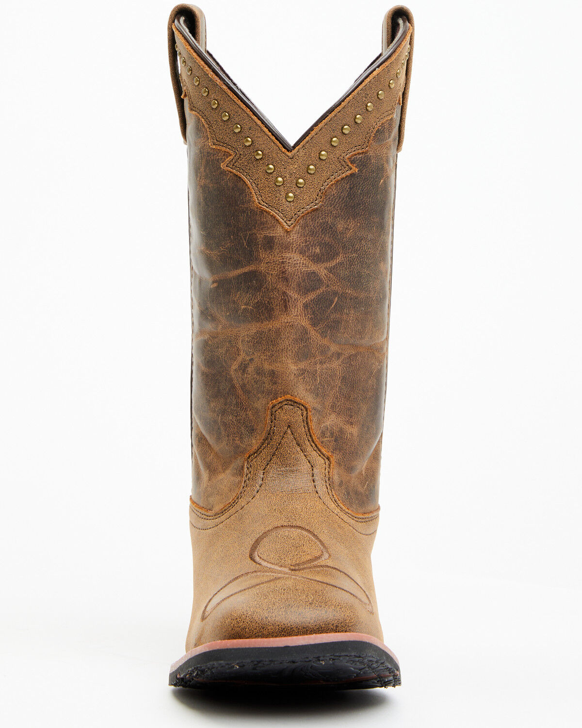 Image #4 - Laredo Women's Wenda Western Boots - Broad Square Toe, Tan, hi-res