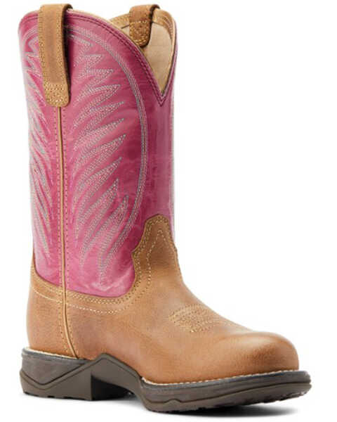 Image #1 - Ariat Women's Anthem II Western Boots - Round Toe, Brown, hi-res