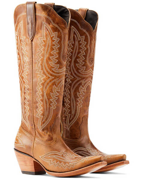 Image #1 - Ariat Women's Casanova Western Boots - Snip Toe, Brown, hi-res