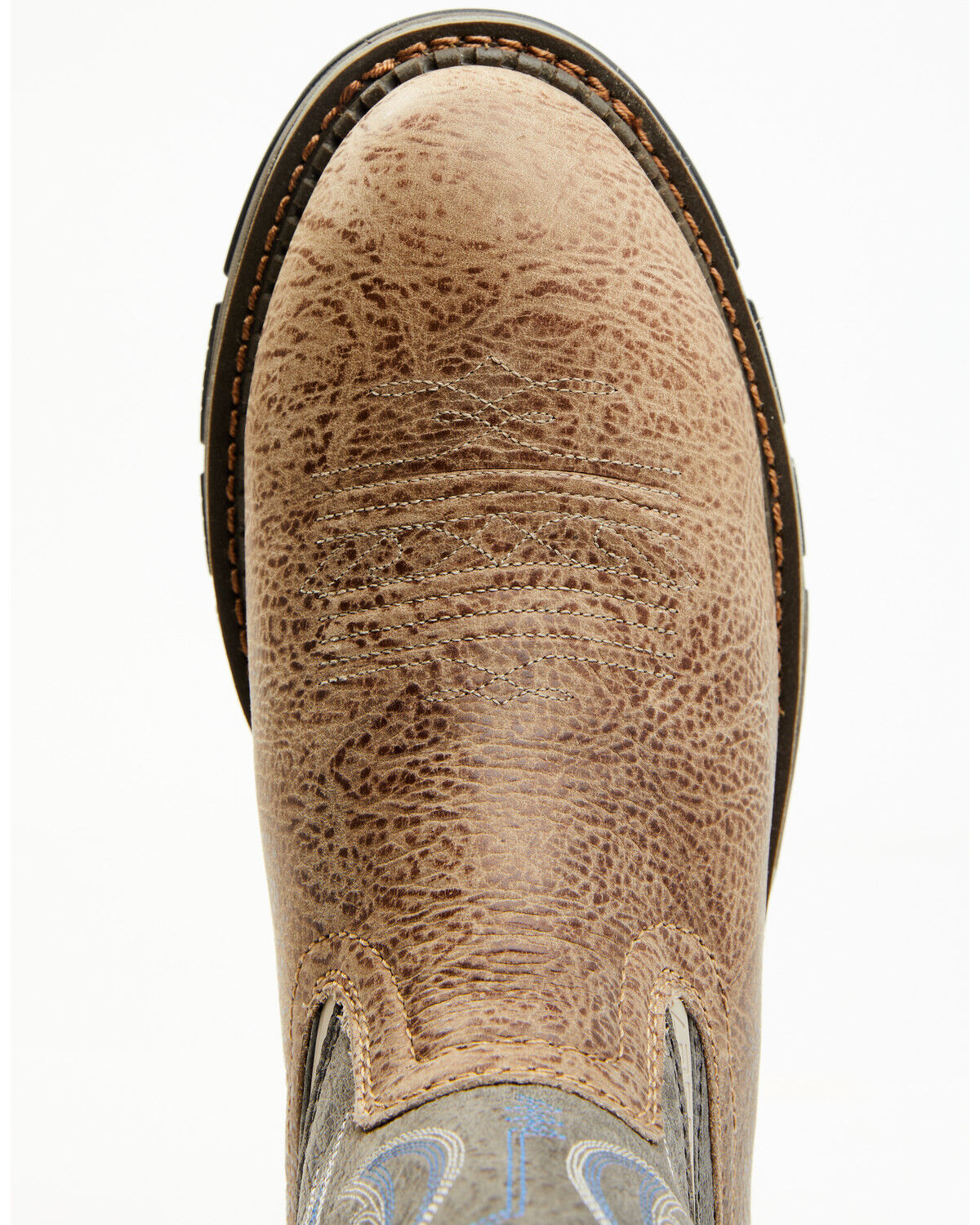 Image #6 - Cody James Men's Disruptor Tyche Eccentric Soft Pull On Work Boots - Soft Toe, Grey, hi-res