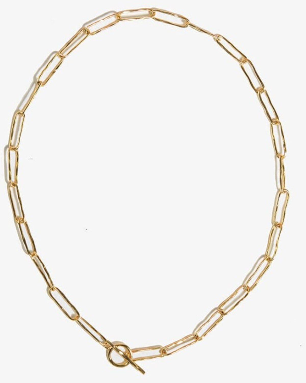 Image #1 - Ink + Alloy Women's Rachel 18K Paperclip Chain Necklace, Multi, hi-res