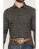Image #3 - Gibson Trading Co Men's Bug Out Plaid Print Long Sleeve Button-Down Stretch Western Shirt, Black, hi-res