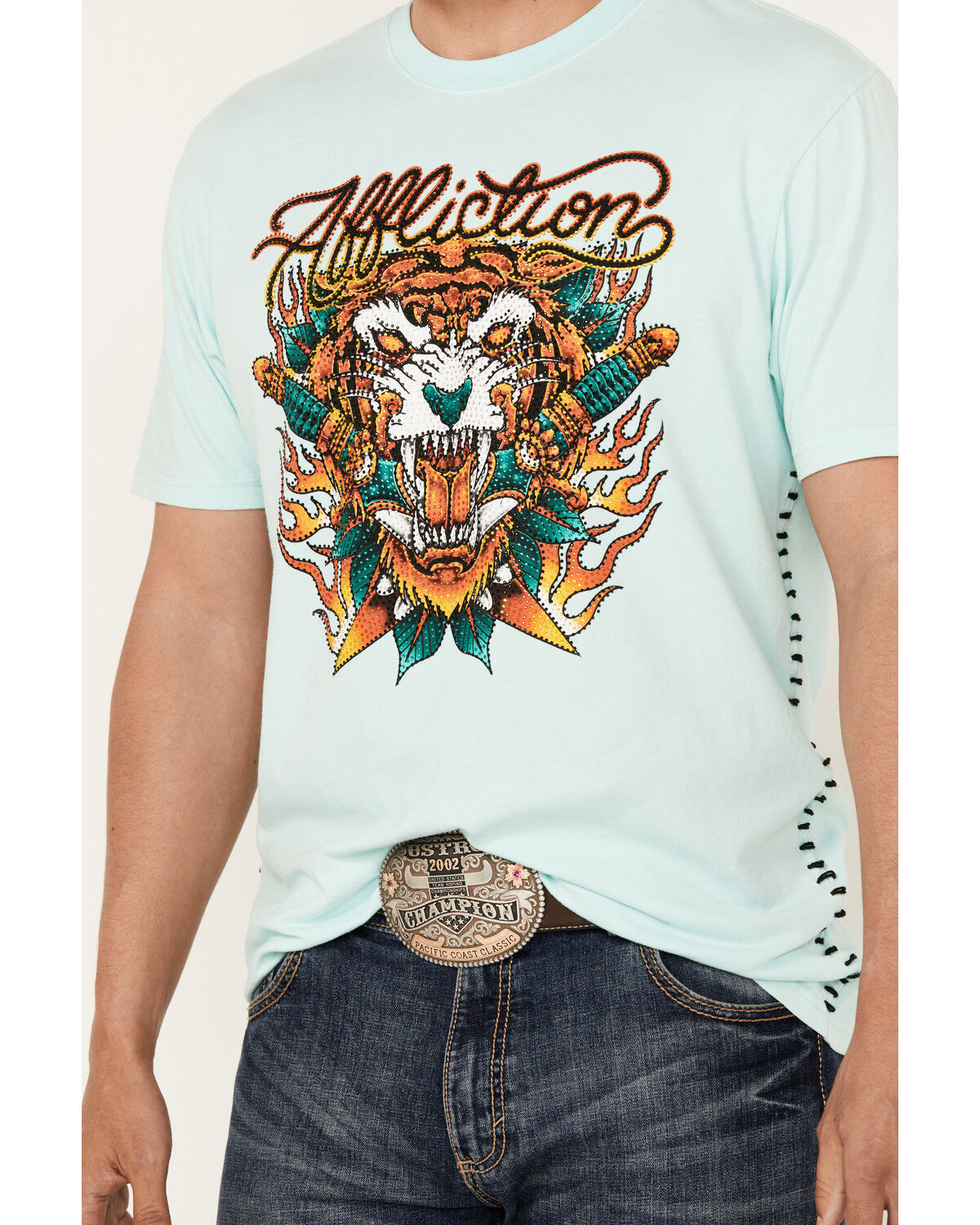 Image #4 - Affliction Men's Nightstalk Short Sleeve Graphic T-Shirt, , hi-res