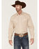 Image #1 - Stetson Men's Gold Rush Medallion Geo Print Long Sleeve Pearl Snap Western Shirt , , hi-res