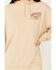 Cleo + Wolf Women's Whiskey Washed Oversized Hoodie, Wheat, hi-res