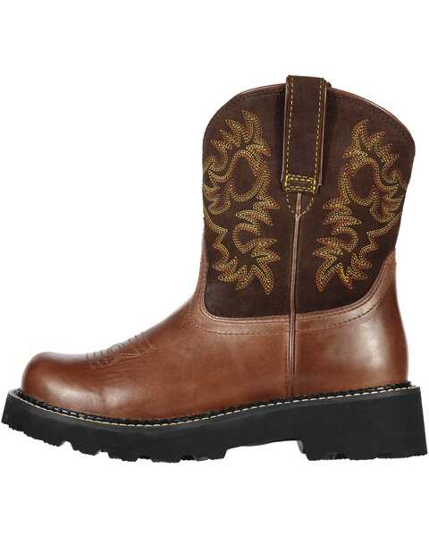 Ariat Fatbaby Cowgirl Boots - Round Toe, Brown, hi-res