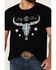 Image #3 - Cody James Men's Navajo Steerhead Logo Short Sleeve Graphic T-Shirt, Black, hi-res