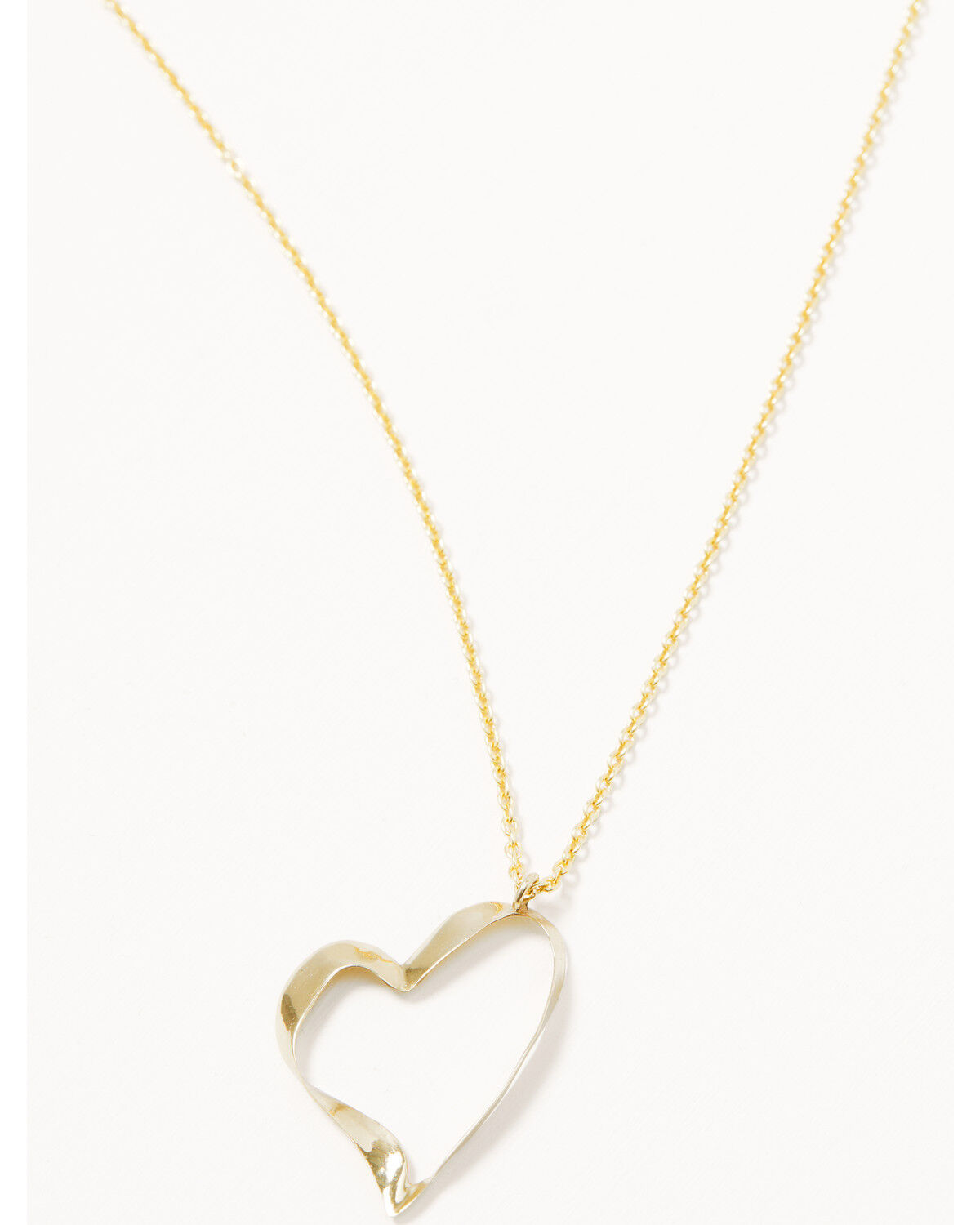 Image #1 - Ink + Alloy Women's Hope Ribbon Open Heart Necklace, Multi, hi-res