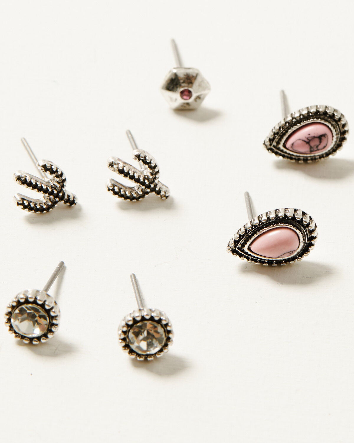 Image #3 - Shyanne Women's Western Inspired Stud Set, Pink, hi-res