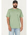 Image #1 - Ariat Men's Rebar Heat Fighter Short Sleeve Pocket Work Shirt - Big, Green, hi-res