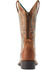 Image #3 - Ariat Women's Round Up Back Zip Western Boots - Broad Square Toe, Brown, hi-res