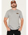 Image #2 - Troll Co Men's Shield Short Sleeve Graphic T-Shirt, Grey, hi-res