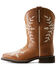 Image #2 - Ariat Women's Flora Country Cork Performance Western Boots - Broad Square Toe, Brown, hi-res
