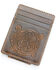 Image #2 - Cody James Men's Croc Embossed Money Clip Wallet, Chocolate, hi-res