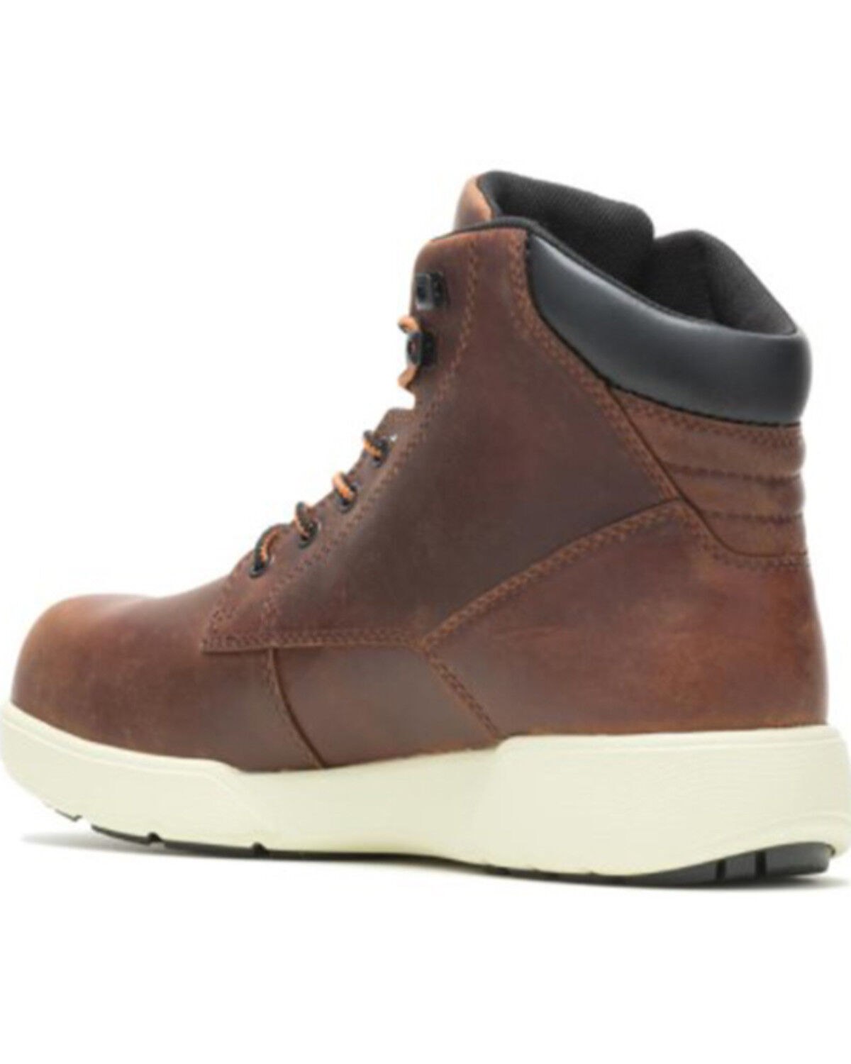 Image #3 - Wolverine Men's Kickstart Durashock 6" Lace-Up Work Boots - Composite Toe, Brown, hi-res