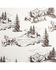 Image #3 - HiEnd Accents 200TC Cotton White Pine 4 Piece Sheet Set - Full Size, White, hi-res