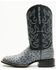 Image #3 - Cody James Men's Exotic Full Quill Ostrich Western Boots - Broad Square Toe, Grey, hi-res