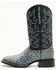 Image #3 - Cody James Men's Exotic Full Quill Ostrich Western Boots - Broad Square Toe , Grey, hi-res