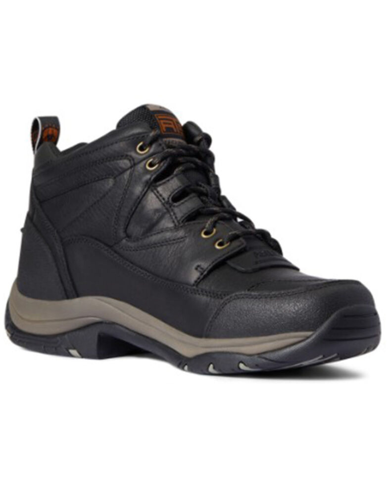 Ariat Men's Terrain Waterproof Hiking Boots - Soft Toe, Black, hi-res