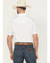 Image #4 - Gibson Men's Solid Short Sleeve Snap Western Shirt - Big, White, hi-res