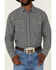 Image #4 - Blue Ranchwear Men's Small Plaid Long Sleeve Snap Western Shirt, Navy, hi-res