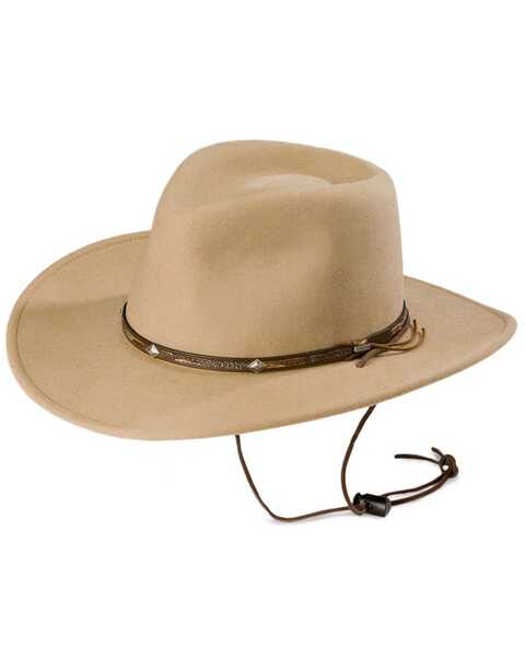 Stetson Men's Mountain View Crushable Wool Felt Hat, , hi-res