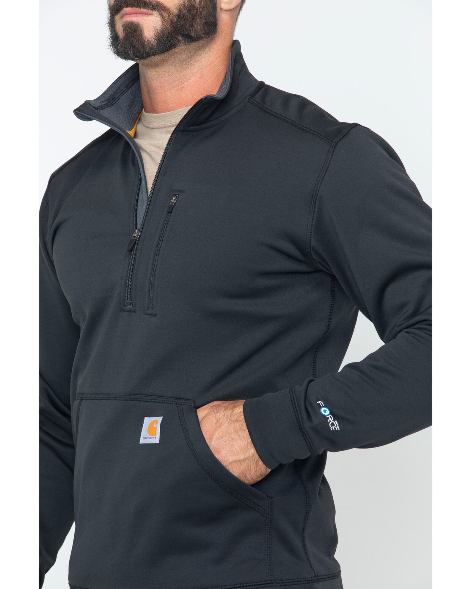 Product Name Carhartt Men s Force Extremes Mock Neck Half Zip Pullover
