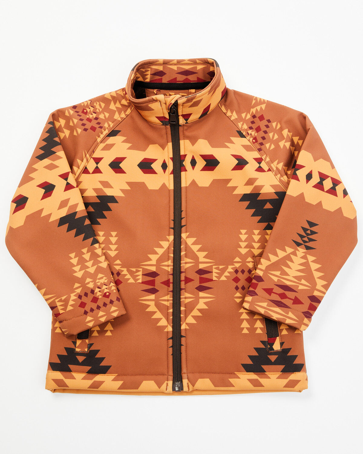Image #1 - Cody James Toddler Boys' Stampede Southwestern Print Softshell Jacket, Tan, hi-res