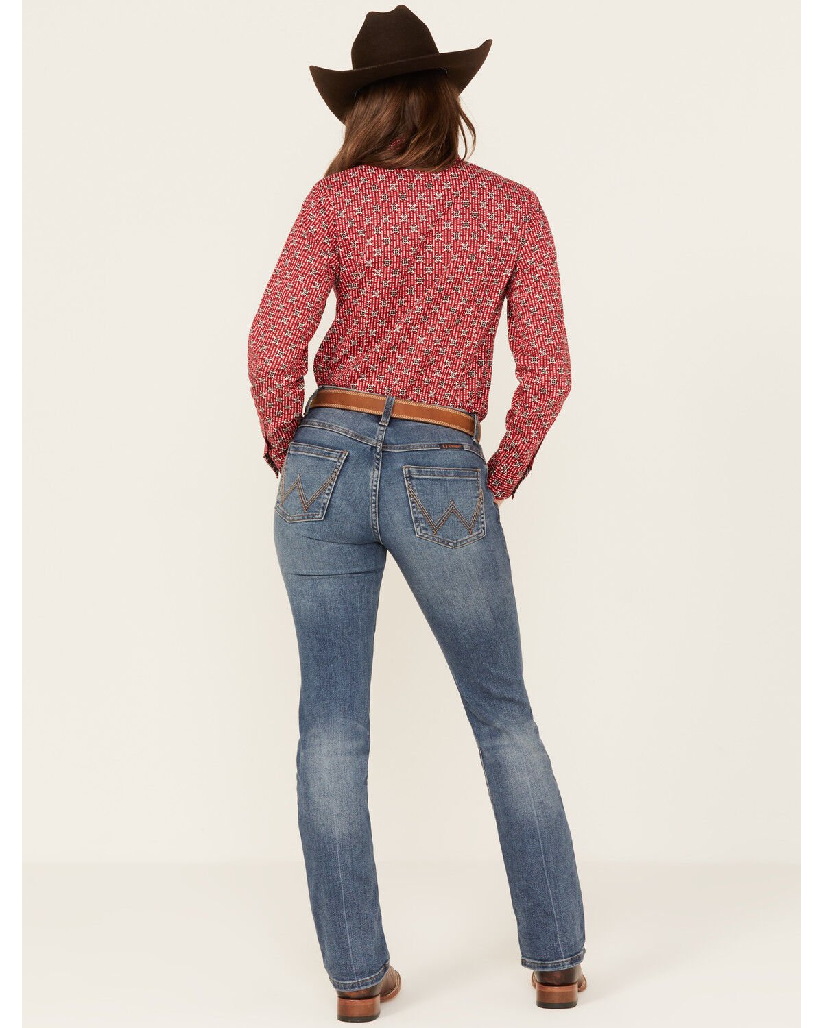 Image #3 - Wrangler Women's Willow Medium Wash Mid Rise Bootcut Ultimate Riding Jeans, Medium Wash, hi-res
