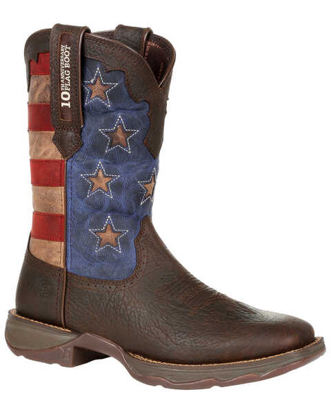 Image #1 - Durango Women's Western Performance Boots - Square Toe, Multi, hi-res