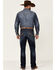 Cinch Men's Ian Dark Stonewash Rigid Slim Bootcut Jeans , Indigo, hi-res