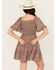 Image #4 - Yura Women's Floral Print Short Sleeve Mini Dress, , hi-res