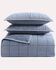 Image #2 - HiEnd Accents Stonewashed Denim Twin Quilt Set - 2 Piece, Blue, hi-res
