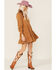 Maggie Sweet Women's Dolly Tiered Dress, Tan, hi-res